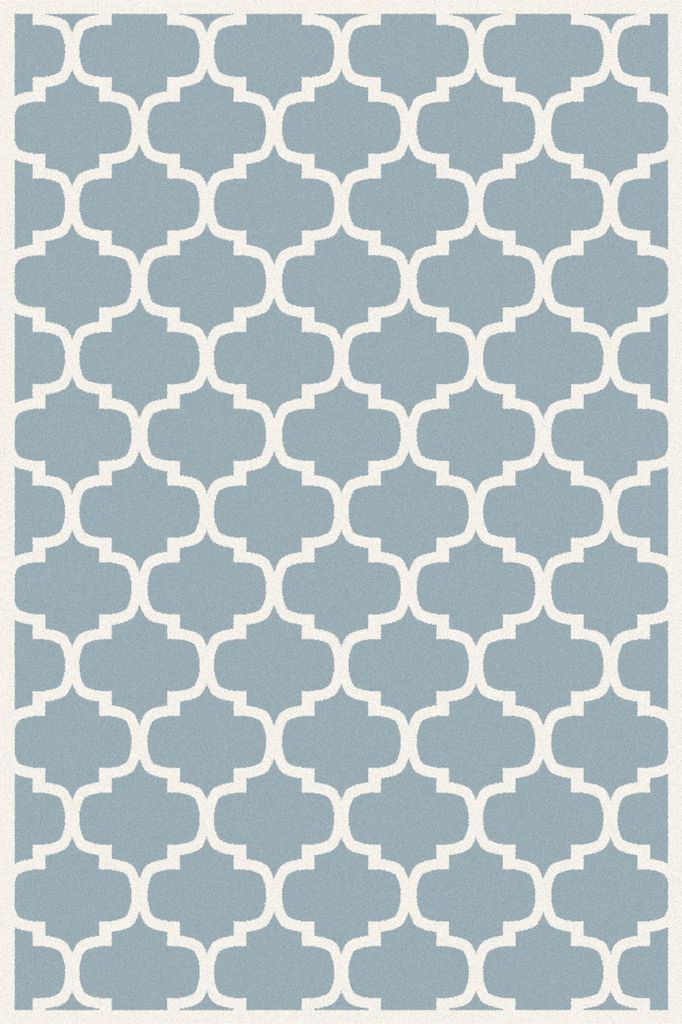 Agnella Rugs Isfahan WELUM Light Blue - 100% New Zealand Wool - Free Delivery