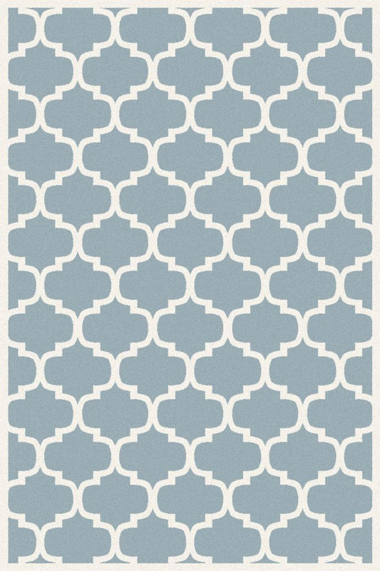 Agnella Rugs Isfahan WELUM Light Blue - 100% New Zealand Wool - Free Delivery