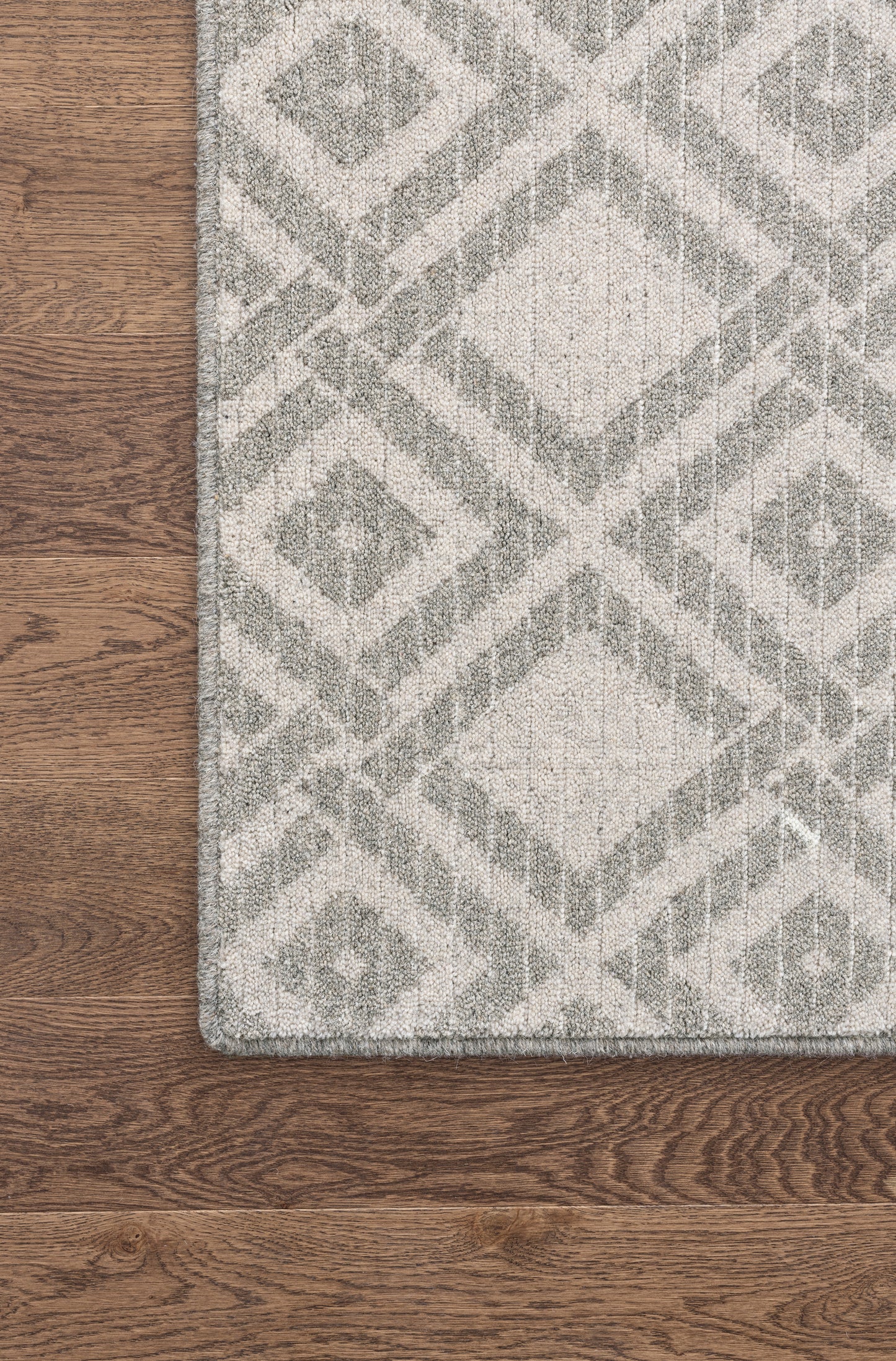 Agnella Rugs Noble WIKO Light Grey - 100% Undyed British Wool - Free Delivery