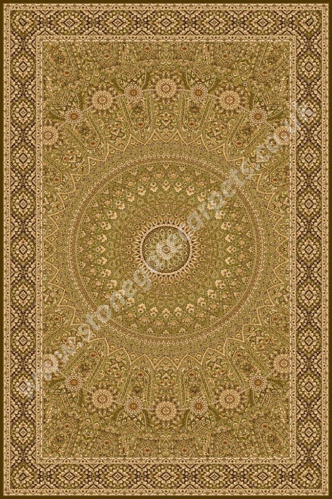 Agnella Rugs Agnus LIWIA Olive - 100% New Zealand Wool - Free Delivery
