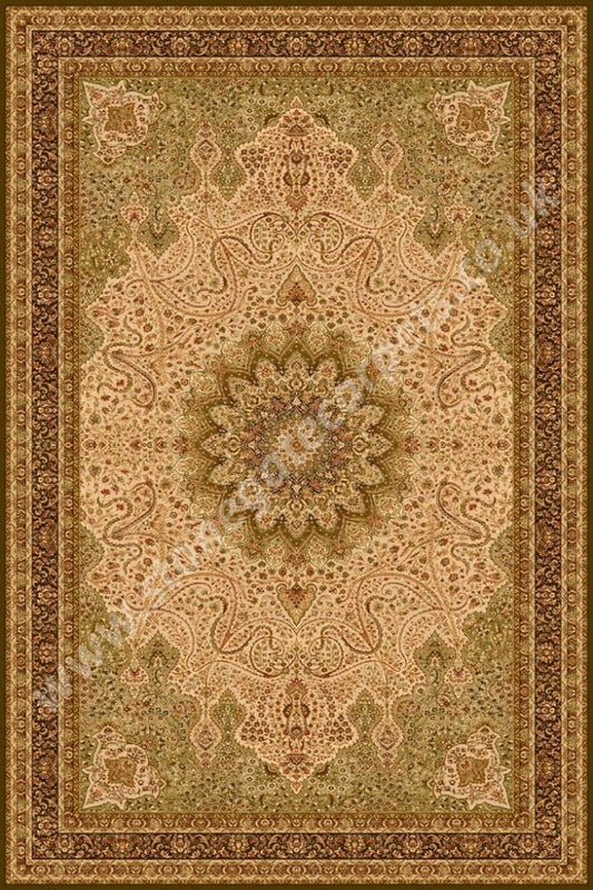 Agnella Rugs Agnus NAMAK Olive - 100% New Zealand Wool - Free Delivery
