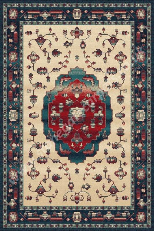 Agnella Rugs Agnus TONATI Navy Blue - 100% New Zealand Wool - Free Delivery