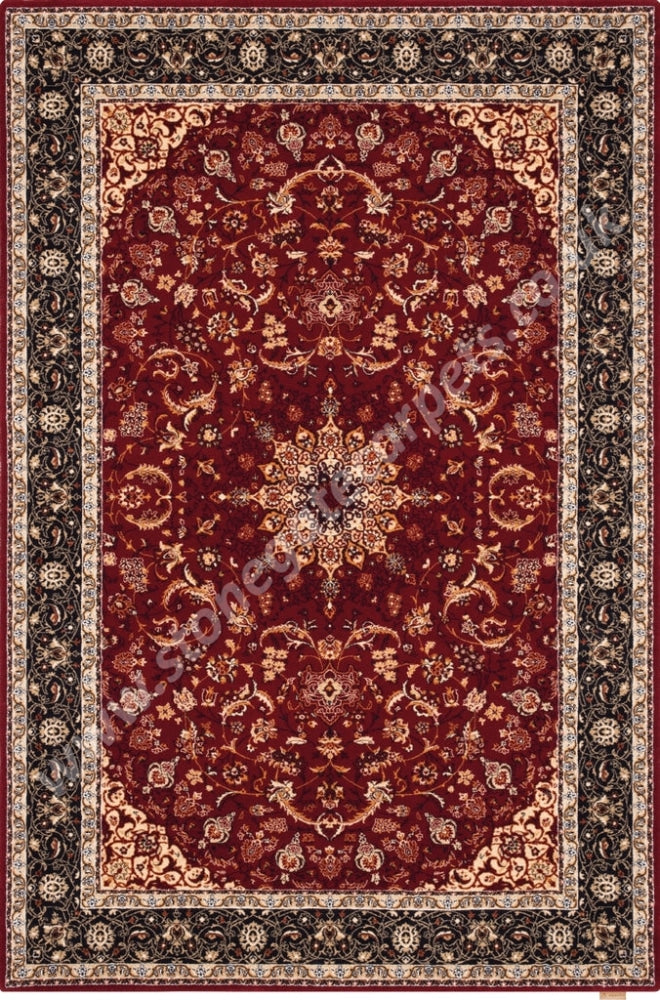 Agnella Rugs Calisia DAMORE Dark Red - 100% New Zealand Wool - Free Delivery