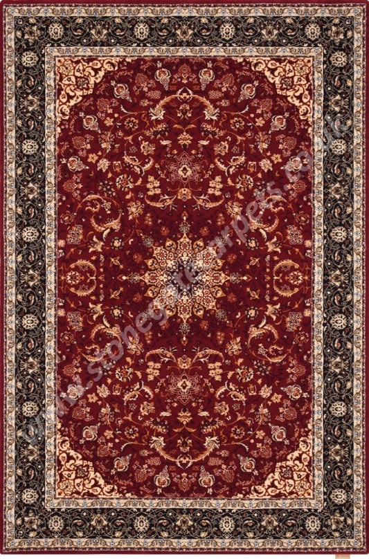 Agnella Rugs Calisia DAMORE Dark Red - 100% New Zealand Wool - Free Delivery