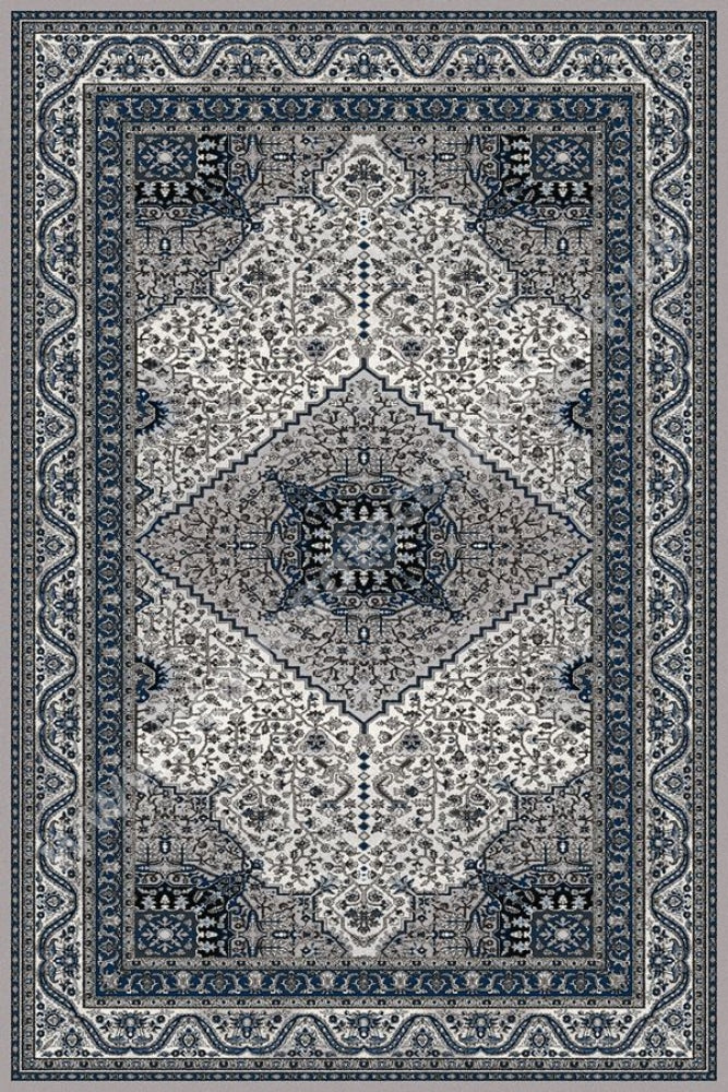 Agnella Rugs Calisia Mistia Navy Blue - 100% New Zealand Wool Free Delivery Rug