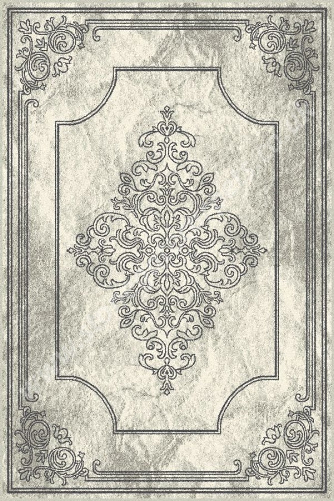 Agnella Rugs Isfahan M Astan Grey - 100% New Zealand Wool Free Delivery Rug