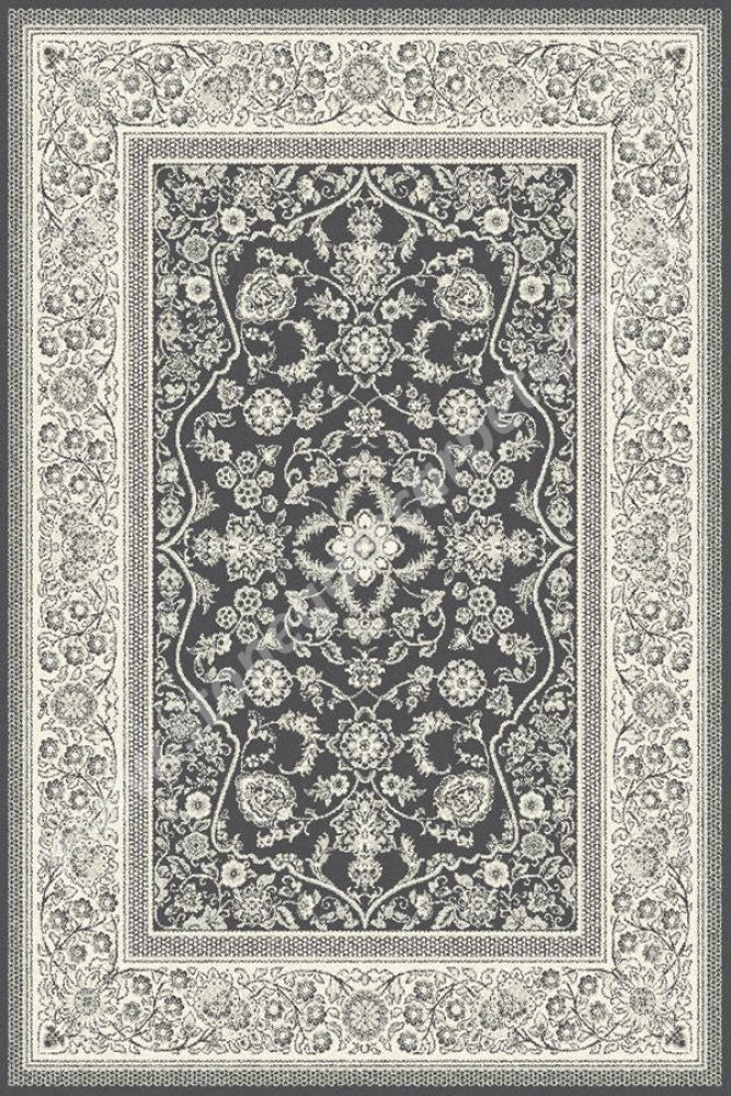 Agnella Rugs Isfahan M Kalista Grey - 100% New Zealand Wool Free Delivery Rug