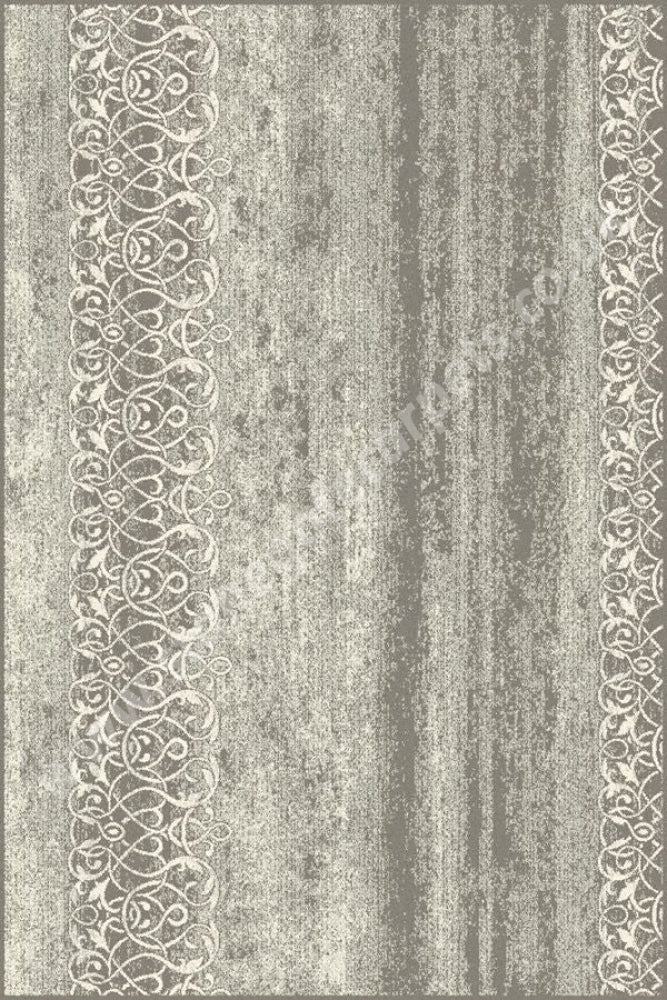 Agnella Rugs Isfahan M Ladan Anthracite - 100% New Zealand Wool Free Delivery Rug