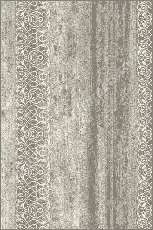 Agnella Rugs Isfahan M Ladan Anthracite - 100% New Zealand Wool Free Delivery Rug