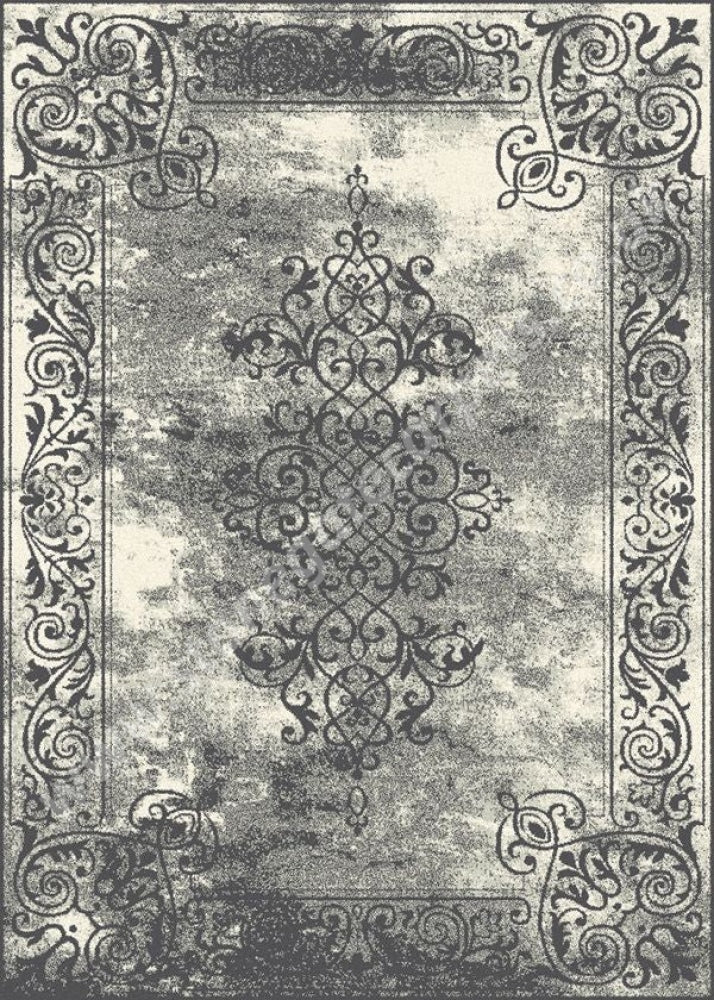 Agnella Rugs Isfahan M Moris Grey - 100% New Zealand Wool Free Delivery Rug