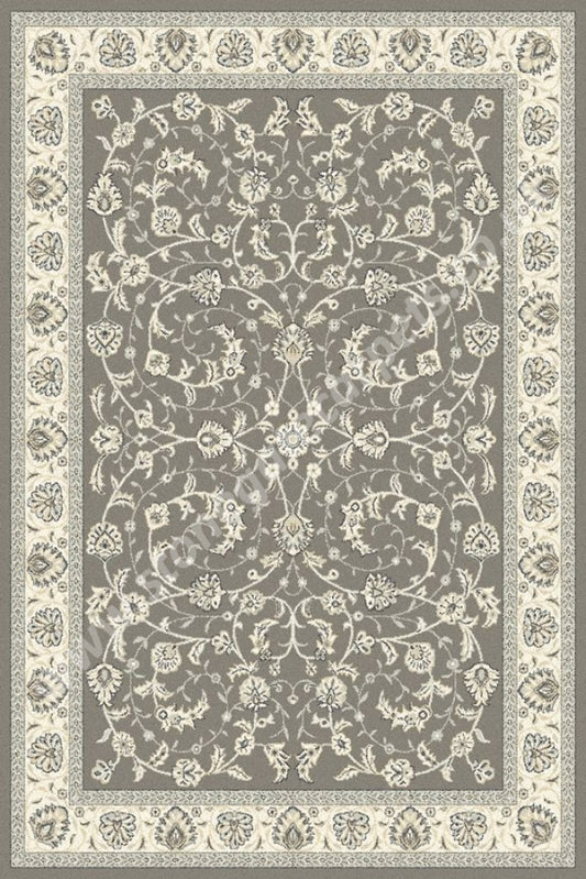 Agnella Rugs Isfahan M Tamuda Anthracite - 100% New Zealand Wool Free Delivery Rug