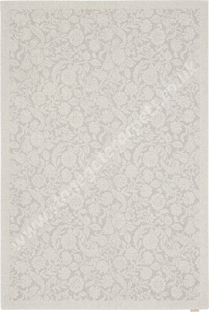 Agnella Rugs Noble Alulala Light Grey - 100% Undyed British Wool Free Delivery Rug