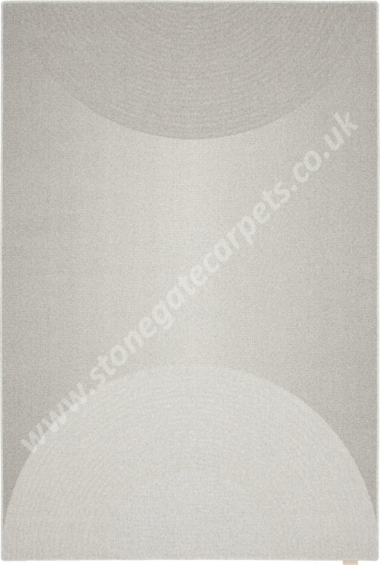Agnella Rugs Noble Caso Light Grey - 100% Undyed British Wool Free Delivery Rug
