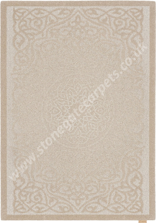 Agnella Rugs Noble Klaro Dark Beige - 100% Undyed British Wool Free Delivery Rug
