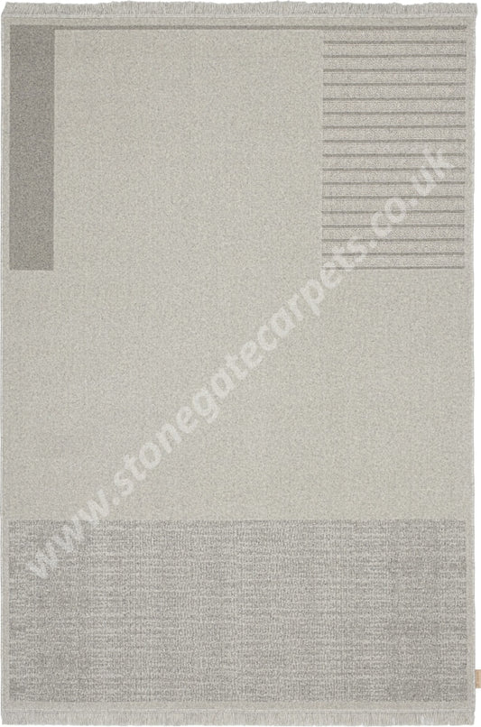Agnella Rugs Noble Nizer Light Grey - 100% Undyed British Wool Free Delivery Rug