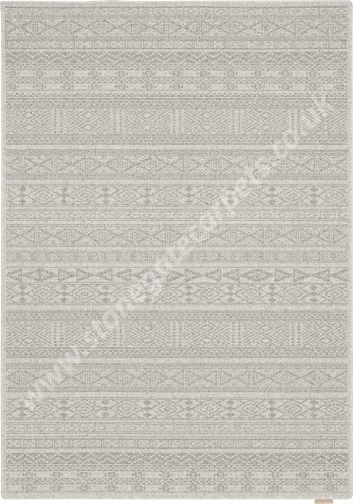 Agnella Rugs Noble Pera Light Grey - 100% Undyed British Wool Free Delivery Rug