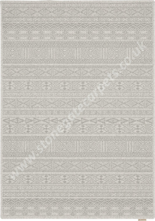 Agnella Rugs Noble Pera Light Grey - 100% Undyed British Wool Free Delivery Rug