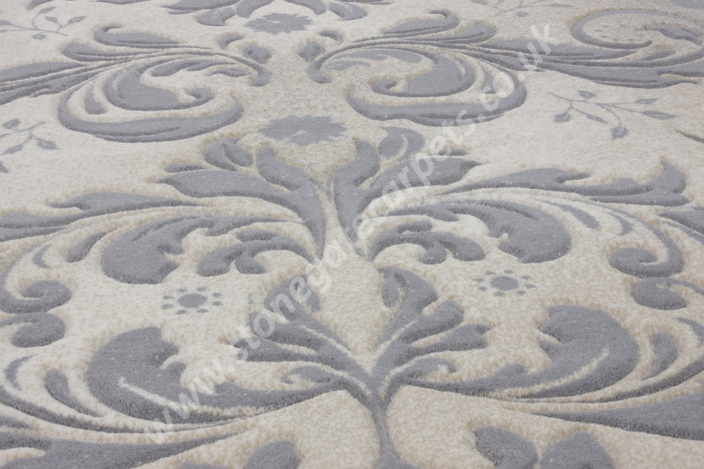 Agnella Rugs Opal Maryl Beige - Cut Pile With Carving 100% New Zealand Wool Free Delivery Rug
