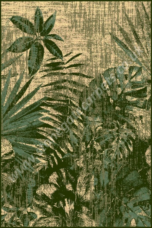 Agnella Rugs Tempo Jungle Dark Green - 80% British Wool 20% Nylon Free Delivery Rug