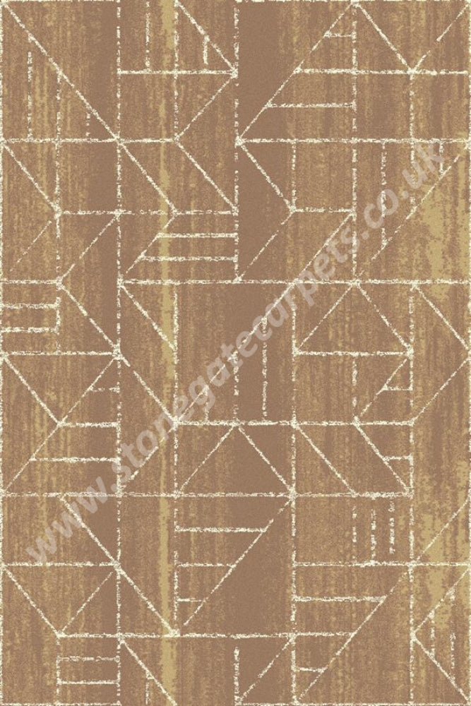 Agnella Rugs Tempo KRATS Dark Gold - 80% British Wool 20% Nylon - Free ...