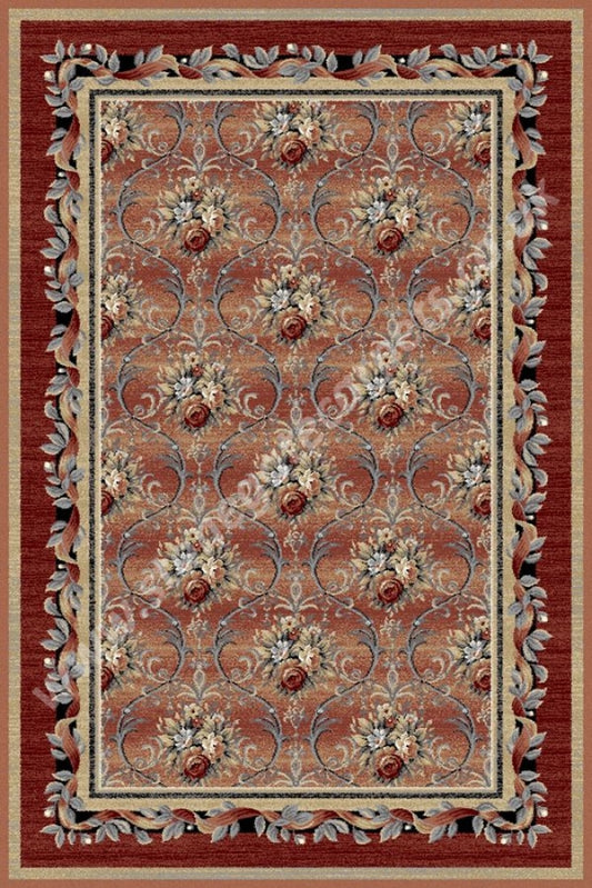 Agnella Rugs Tempo Reja Russet - 80% British Wool 20% Nylon Free Delivery Rug