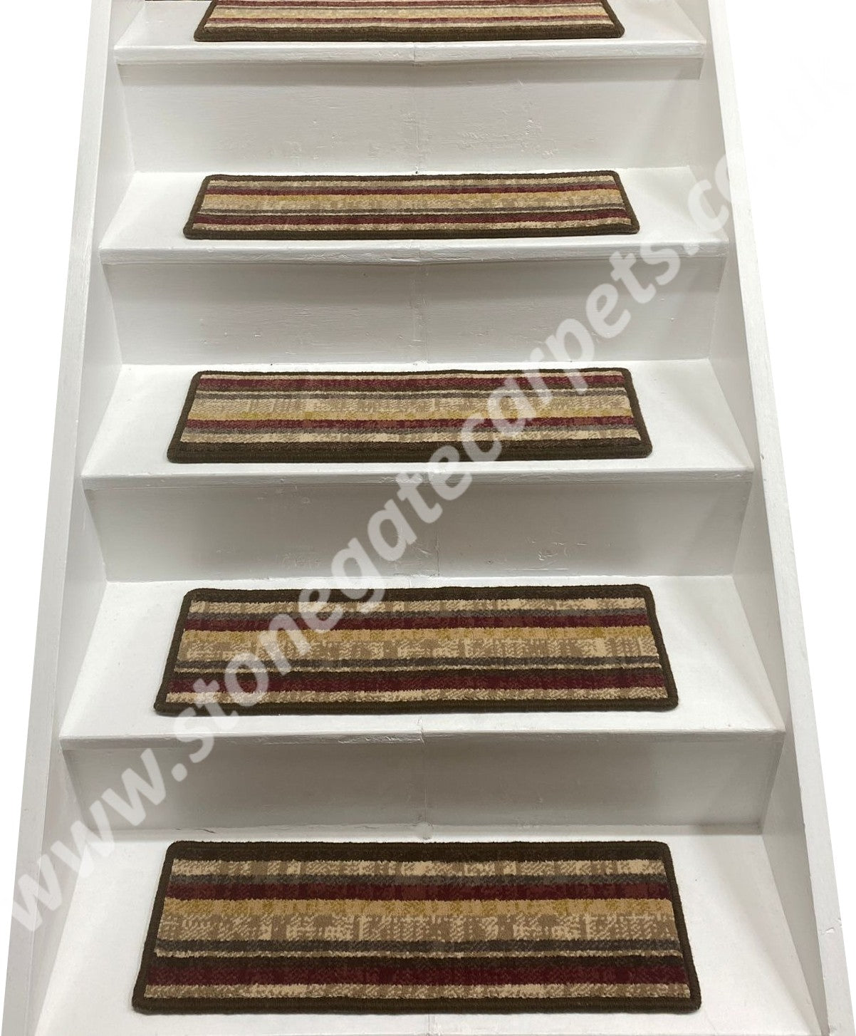 Axminster Carpets Special Antique Gold Stair Pads x 12 with Free Delivery