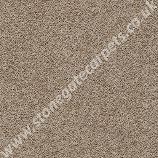 Axminster Carpets Devonia Plain Iced Tea Carpet Remnant
