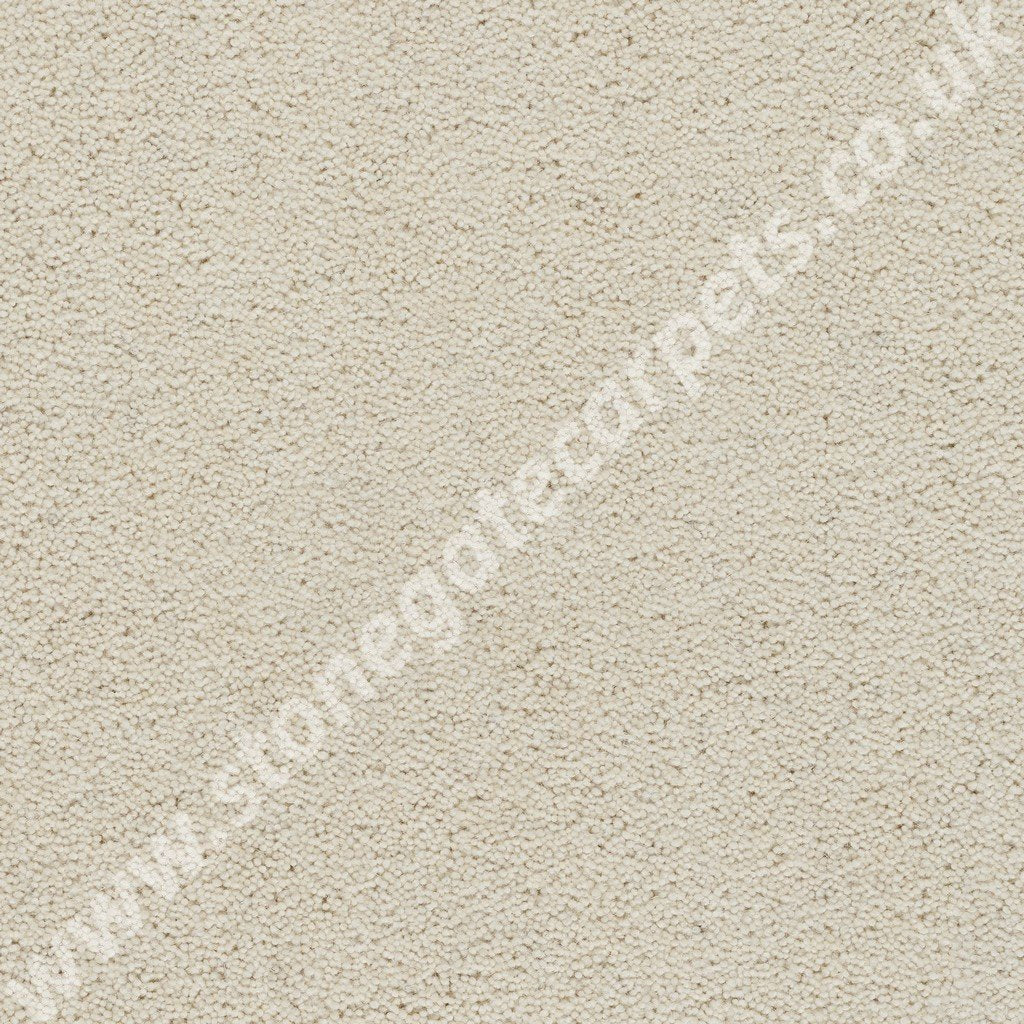 Axminster Carpets Devonia Plain Cream Tea Carpet Remnant
