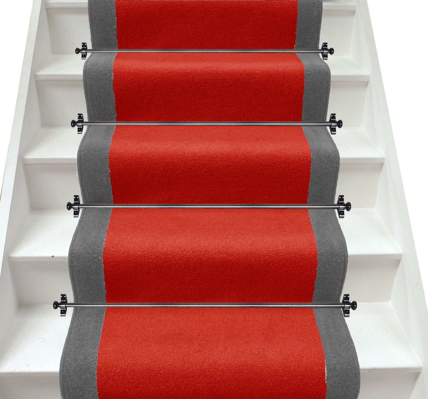 Ulster Carpets York Wilton Matador & Discovery Grey Stair Runner (per M)