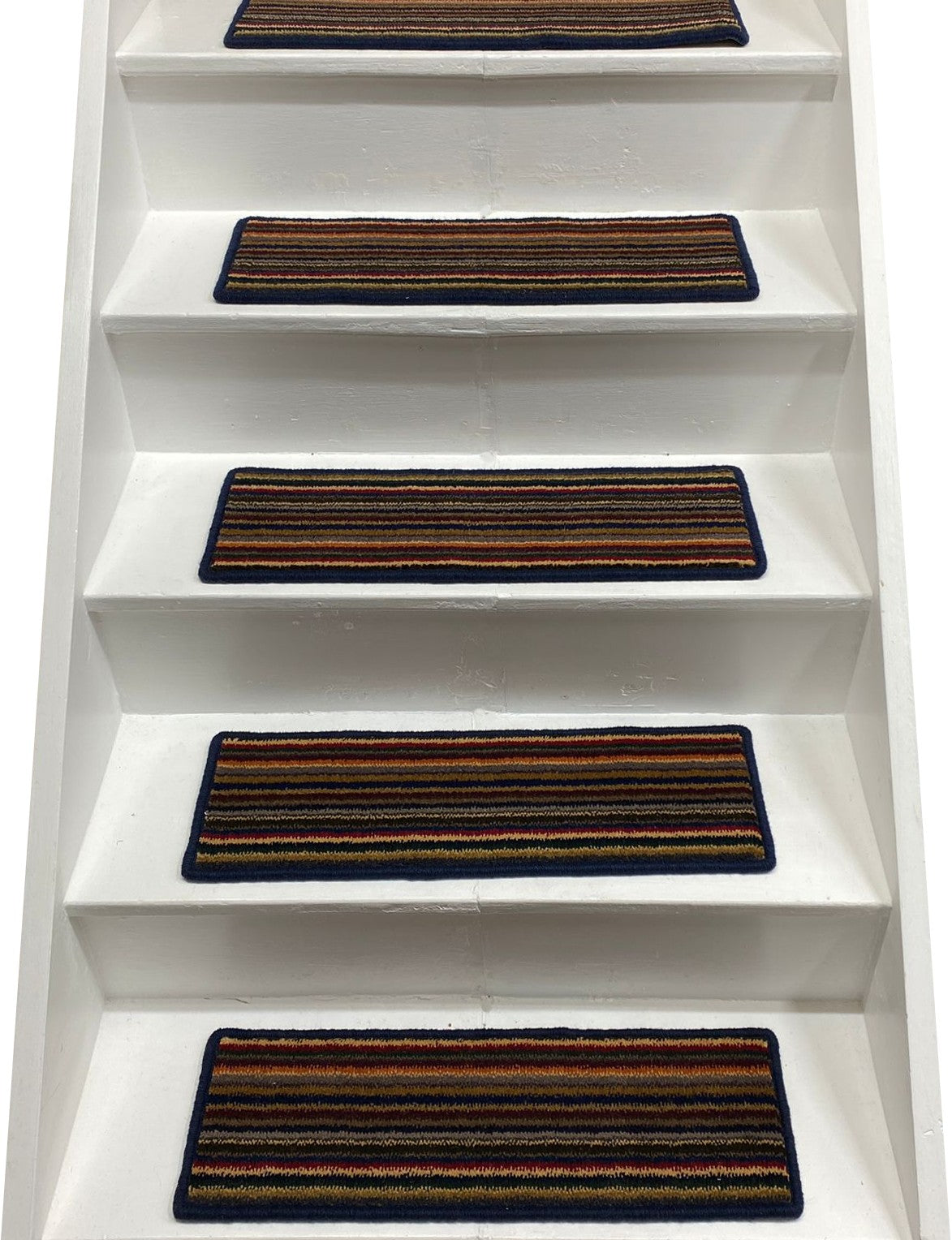 Axminster Carpets Special Rectory Red Stripe Stair Pads x 12 with Free Delivery