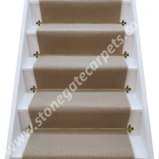 Axminster Carpets Simply Natural Ribgrass Ash Stair Runner (per M)