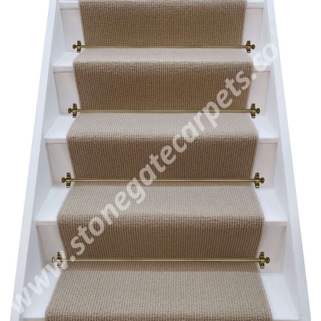 Axminster Carpets Simply Natural Ribgrass Ash Stair Runner (Per Linear Metre)