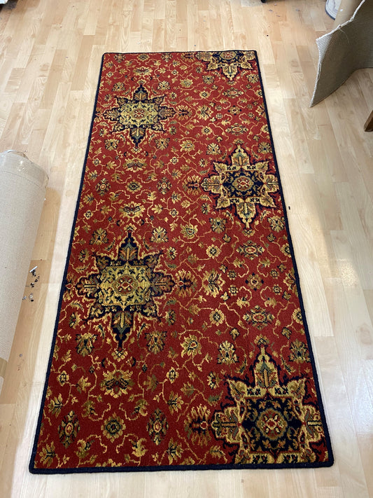 Brintons Carpets Renaissance Classics Bazaar Red Rug 1/30368 (1.98m x 0.84m) - £85.00