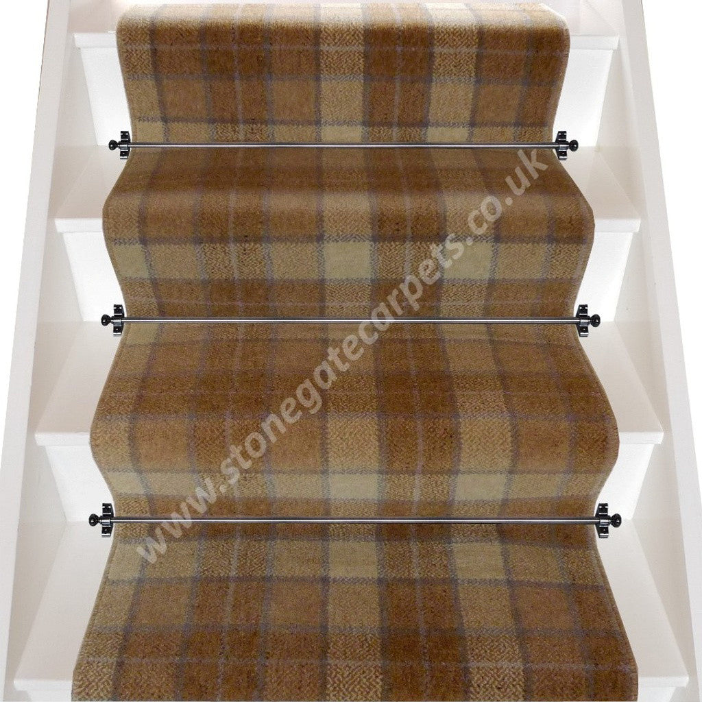 Brintons Carpets Abbotsford Stone Kilgour Broadloom Stair Runner (per M)