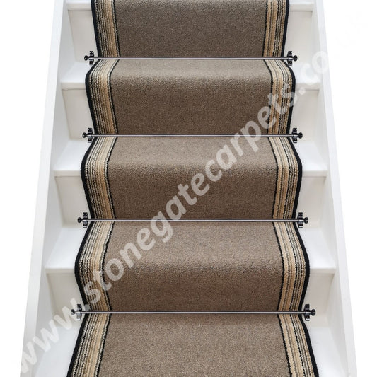 Brintons Carpets Bell Twist Hemp & Retro Cord Stair Runner (Per Linear Metre)