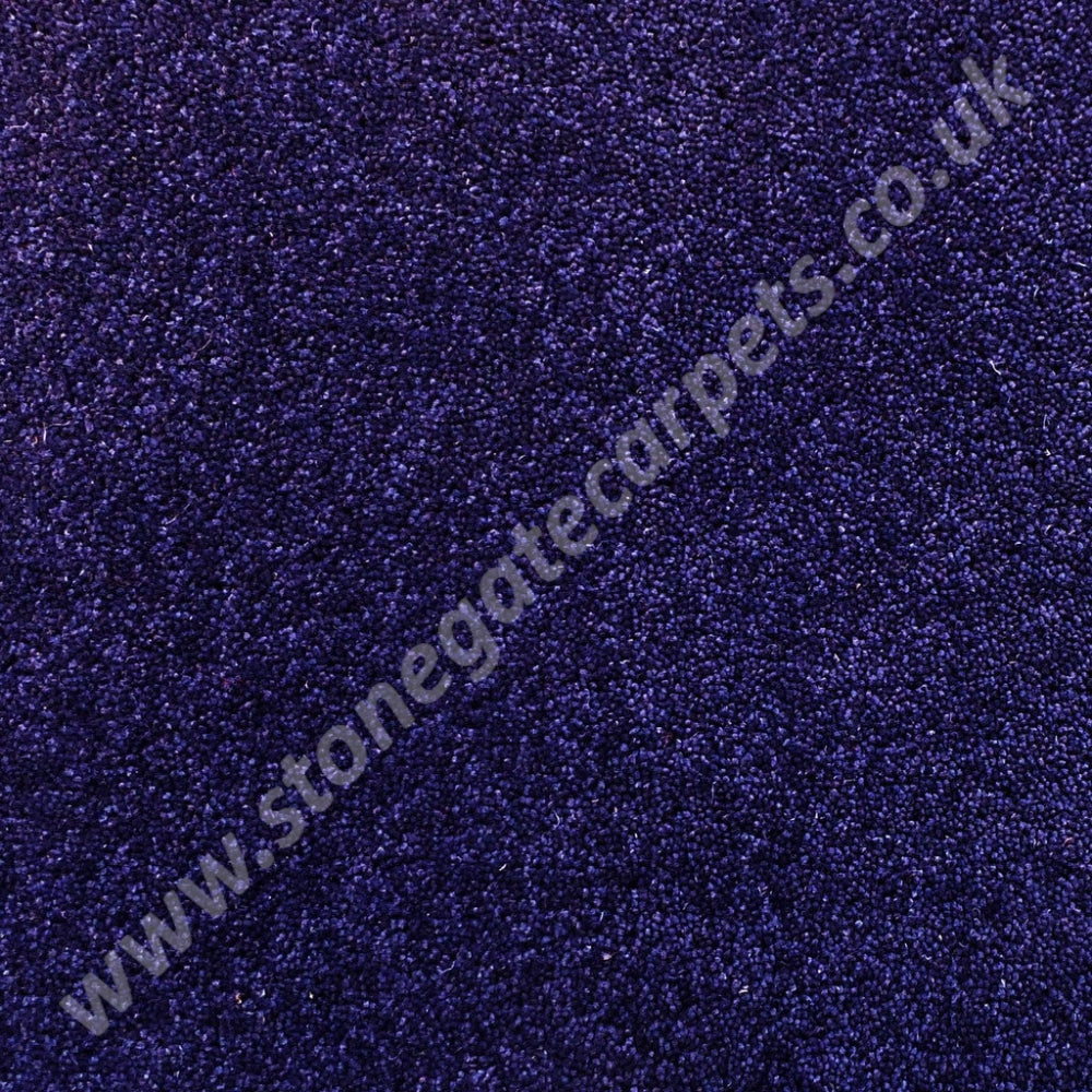 Brintons Carpets Bell Twist Memphis Blue Carpet Remnant 9382