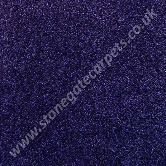 Brintons Carpets Bell Twist Memphis Blue Carpet Remnant 9382