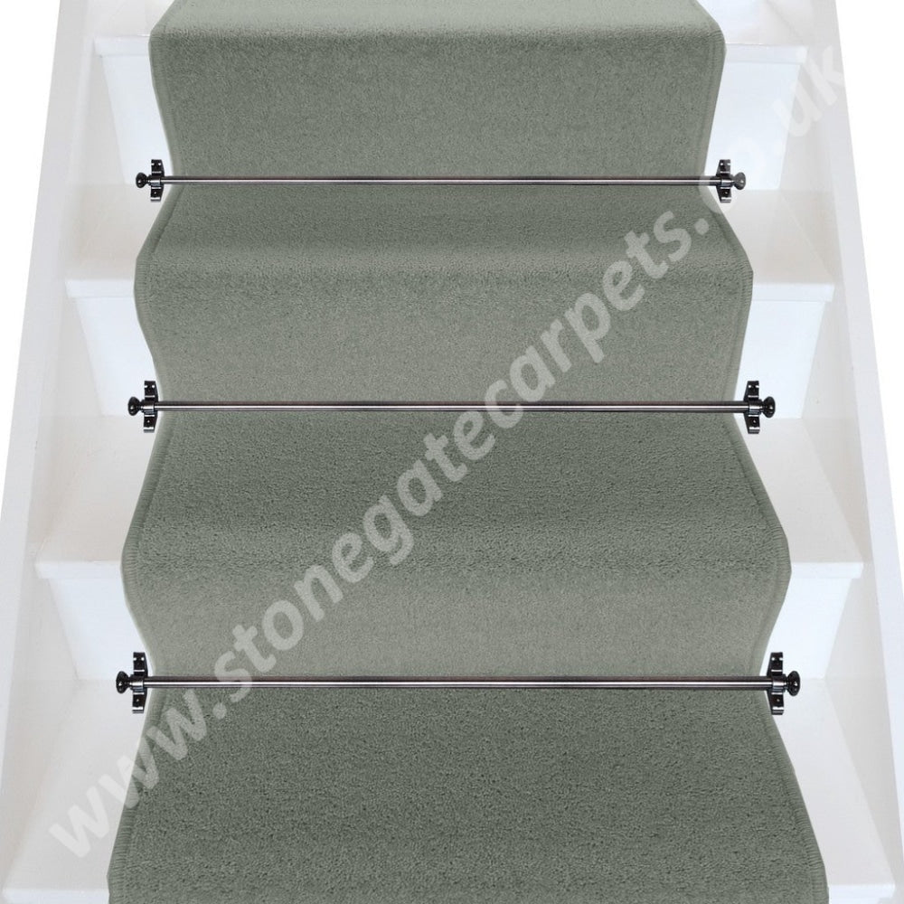 Brintons Carpets Bell Twist Silver Sage Stair Runner (Per M)