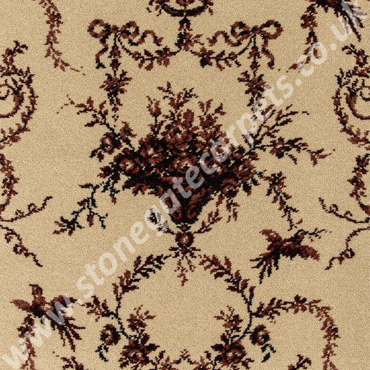 Brintons Carpets | Classic Florals Nouveau | Toile Empire Red | £70.00 per M²