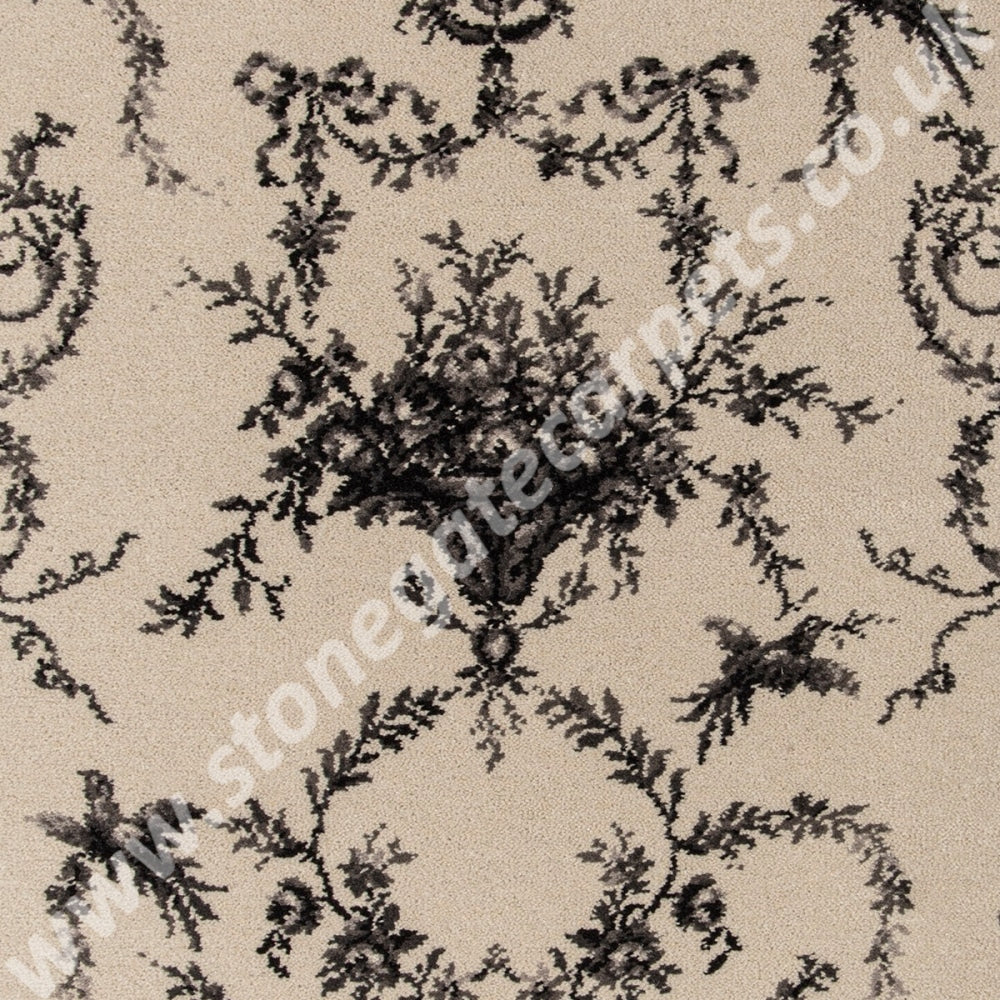 Brintons Carpets | Classic Florals Nouveau | Toile Empire Silver | £70.00 per M²