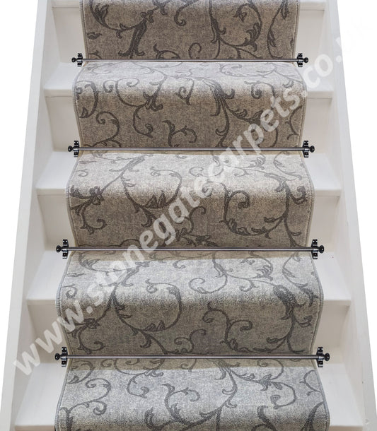 Brintons Carpets Distinction Matilda Silver 10/50344 Stair Runner (Per Linear Metre)
