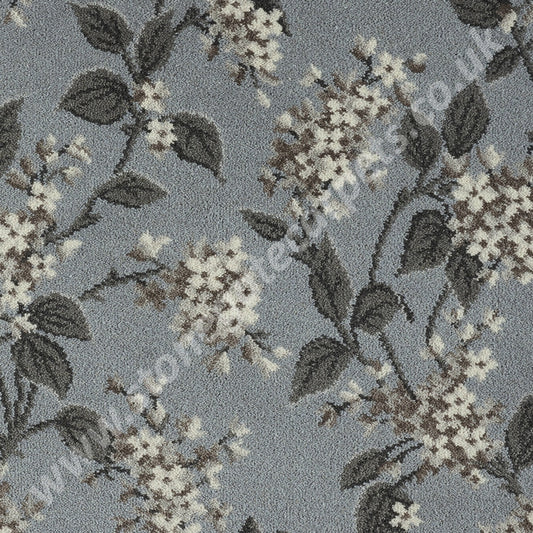 Brintons Carpets | Laura Ashley | Agnes Smoke Blue | £76.00 Per M²