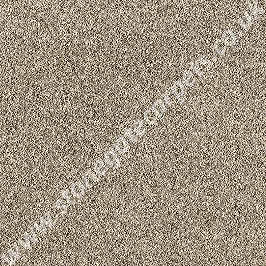 Brintons Carpets Laura Ashley Bell Twist Truffle Carpet Remnant 32882