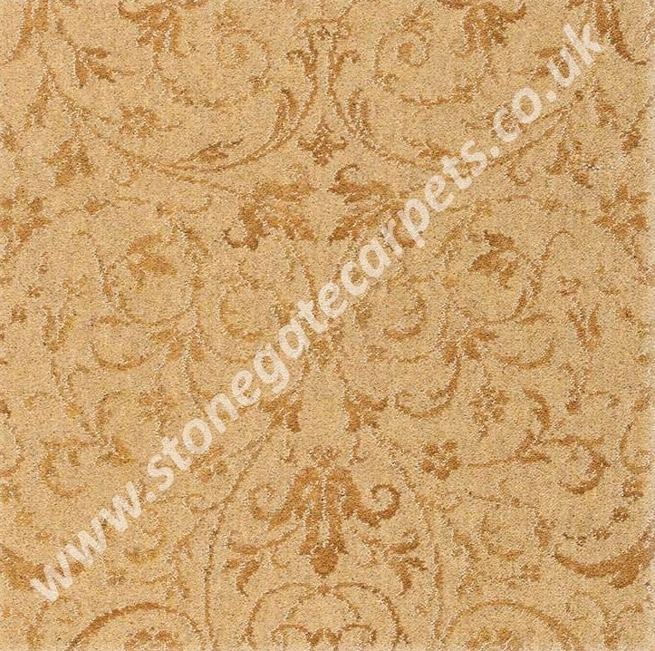 Brintons Laura Ashley Malmaison Old Gold Carpet Remnant  (4.50m x 1.83m - £329.60)