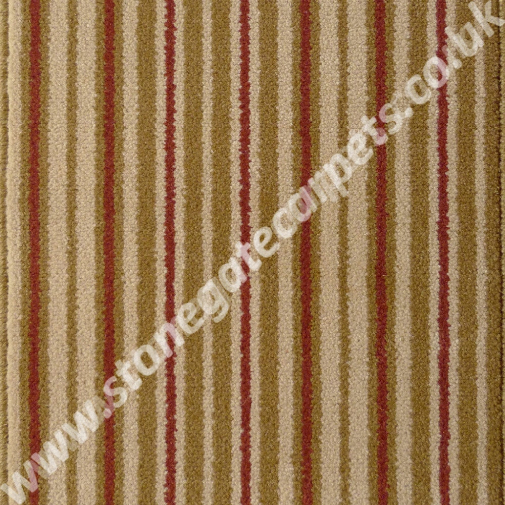 Brintons Carpets Stripes Collection Raspberry Ruffles 1ST/38267