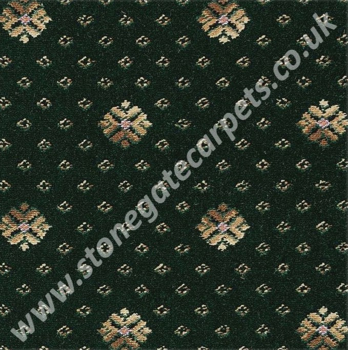 Brintons Carpets Marquis Monarch Green Flake Carpet Remnant