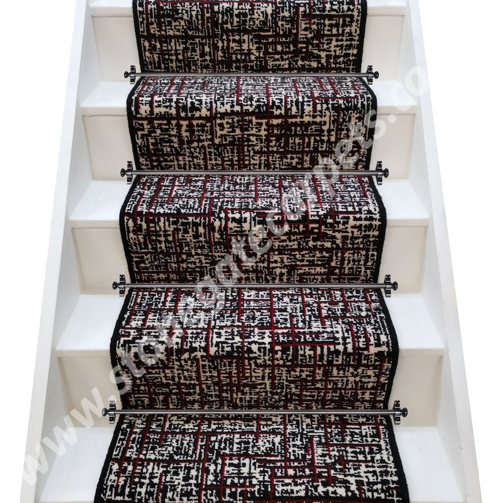 Brintons Carpets Quickweave Retro City Stair Runner (per M)