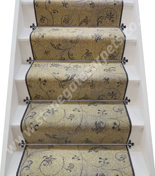 Brintons Carpets Renaissance Classics Avignon Lavender Broadloom Stair Runner (per M) - LOW STOCK