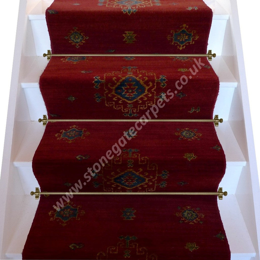 Brintons Carpets Renaissance Classics Khali Fire Broadloom Stair Runner (per M)