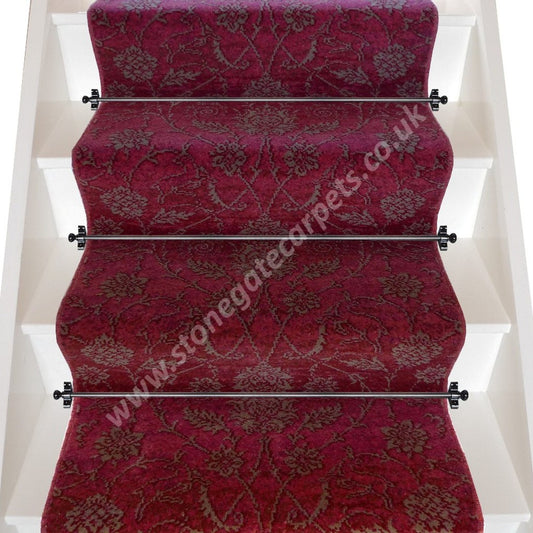 Brintons Carpets Renaissance Classics Leila Rose Broadloom Stair Runner (per M)